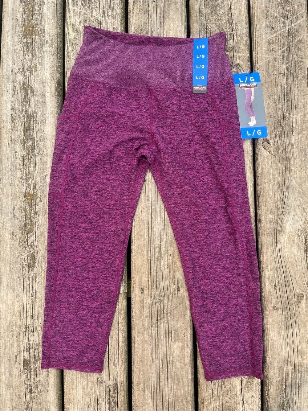 NWT Kirkland Brushed Capri Size Large